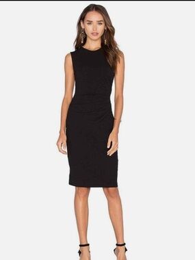 Theory Black Jorainna W Dress NWT